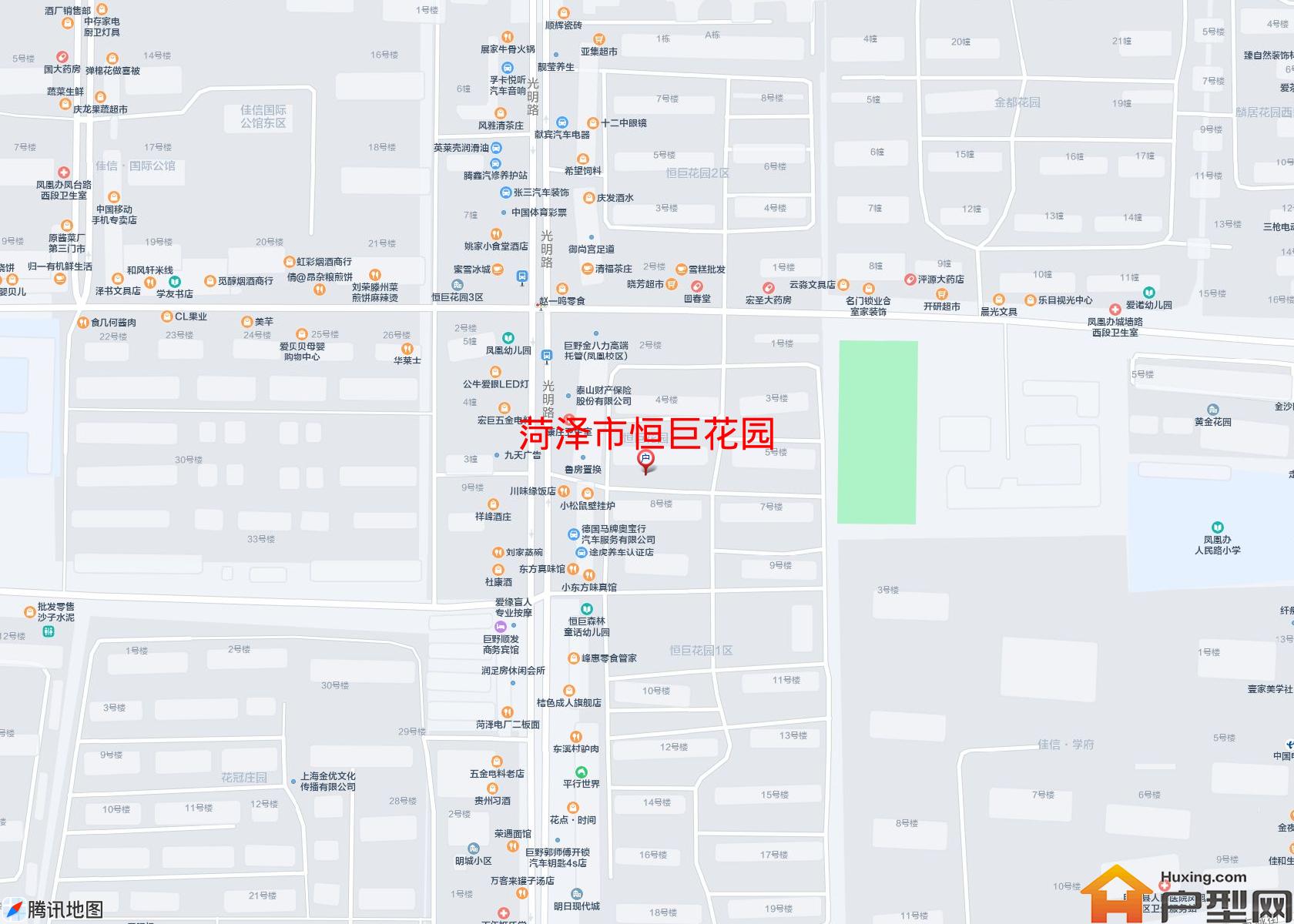 恒巨花园小区 - 户型网