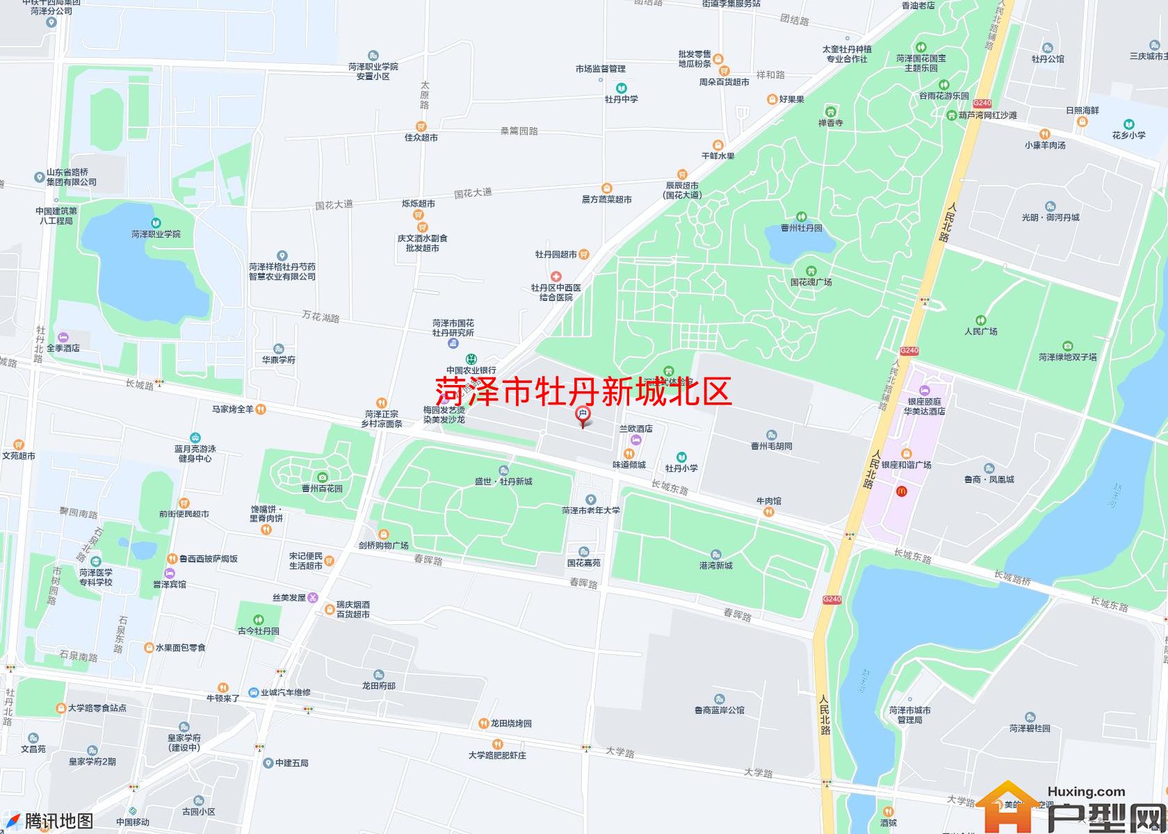 牡丹新城北区小区 - 户型网