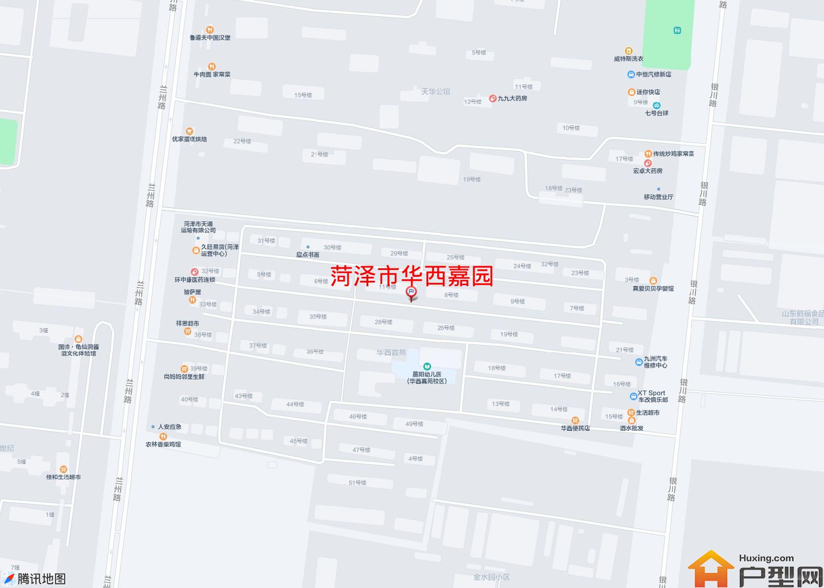 华西嘉园小区 - 户型网