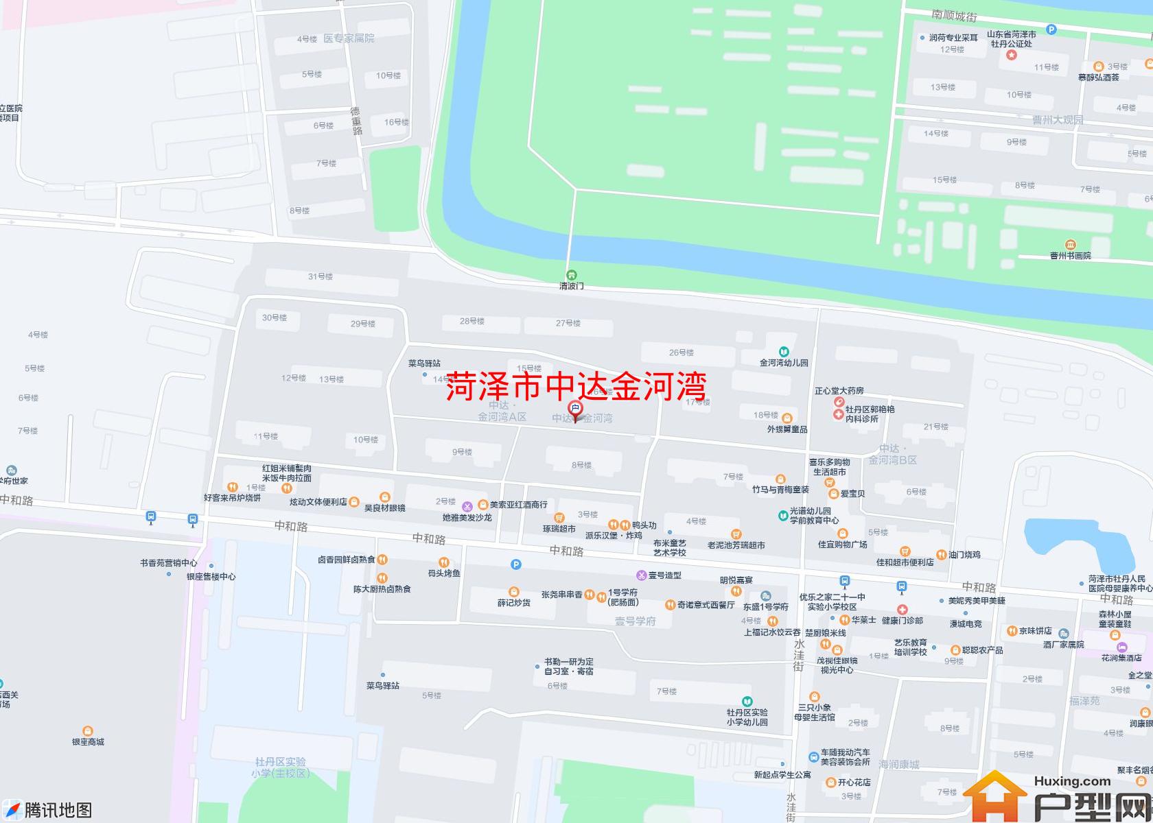 中达金河湾小区 - 户型网
