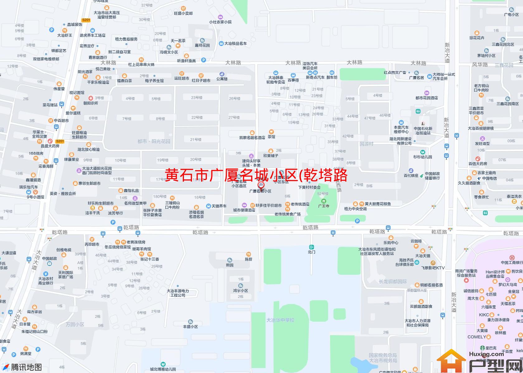 广厦名城小区(乾塔路1号)小区 - 户型网