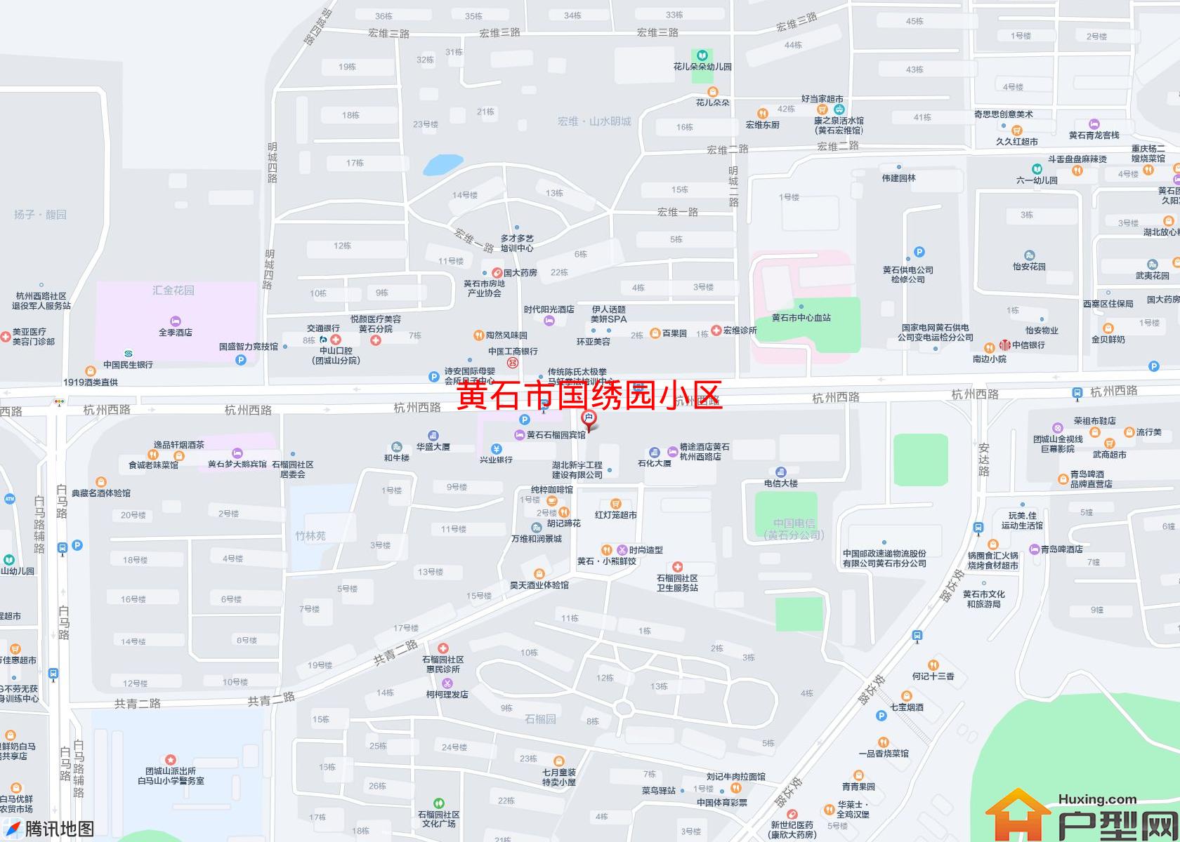 国绣园小区小区 - 户型网