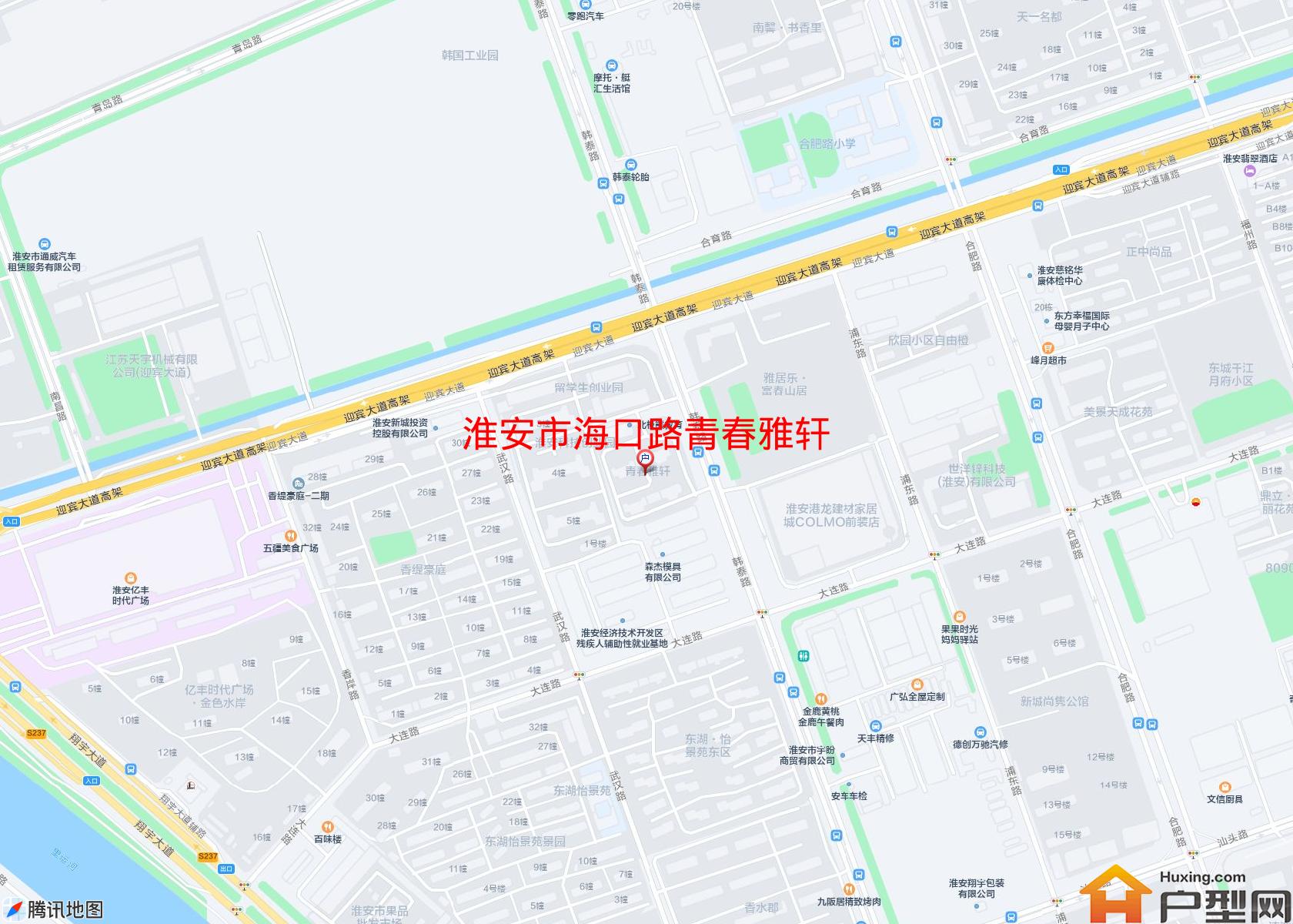 海口路青春雅轩小区 - 户型网