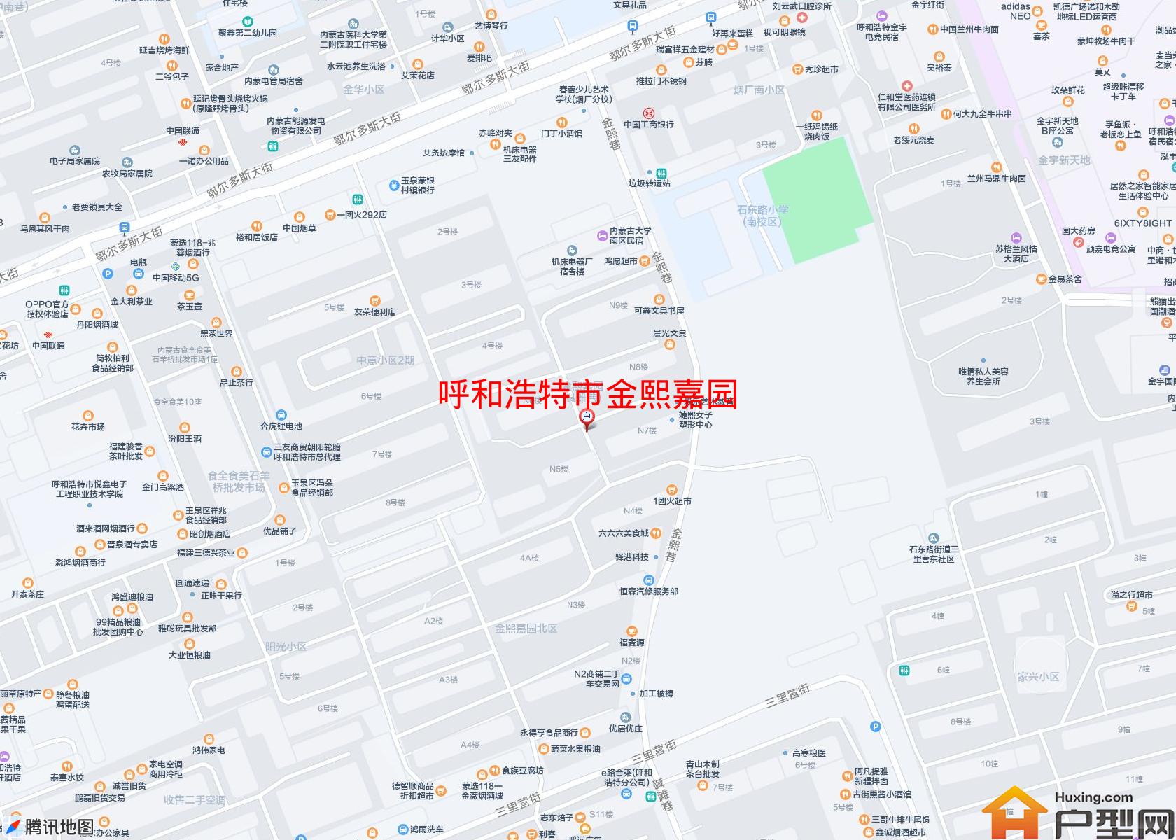 金熙嘉园小区 - 户型网