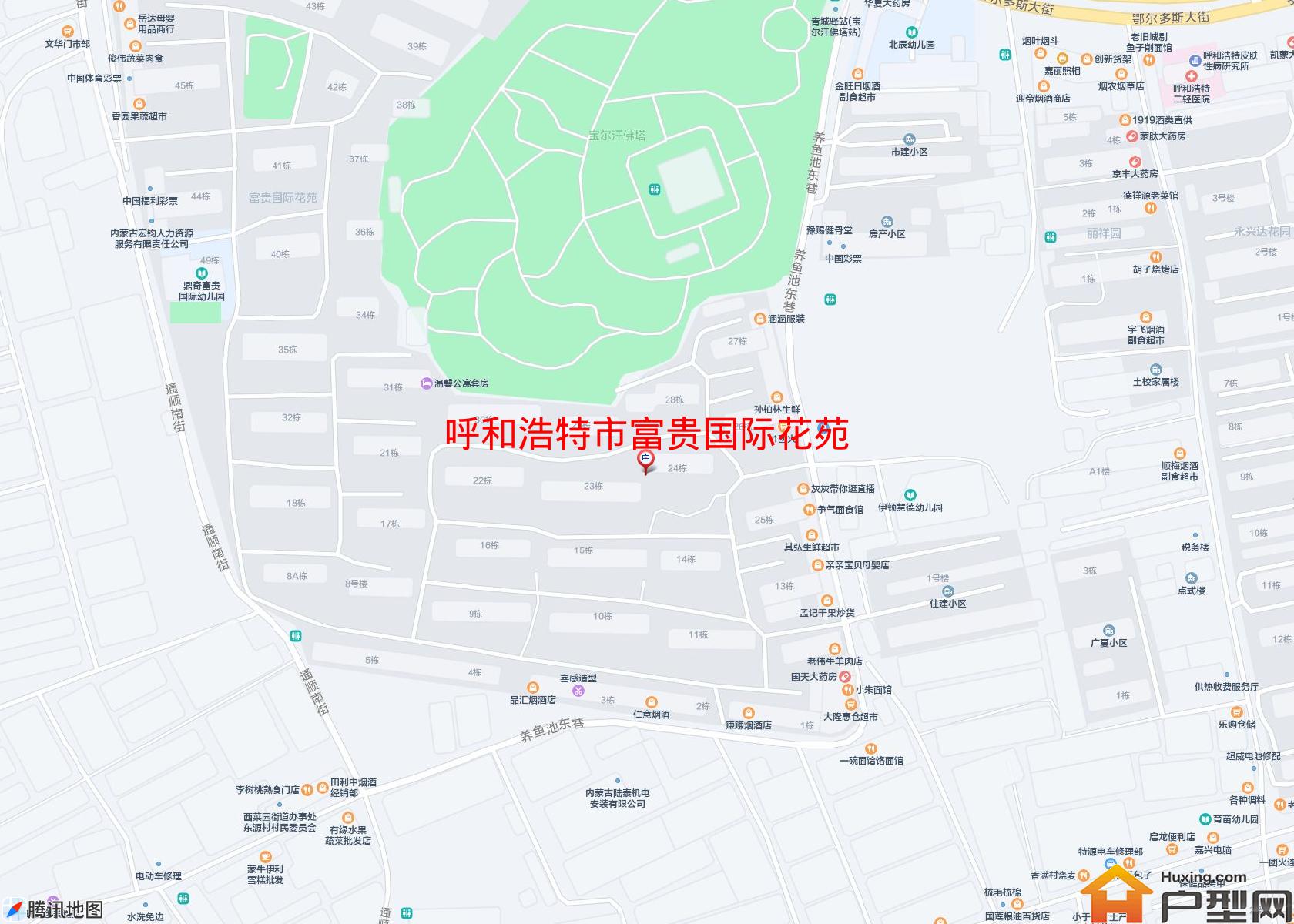 富贵国际花苑小区 - 户型网