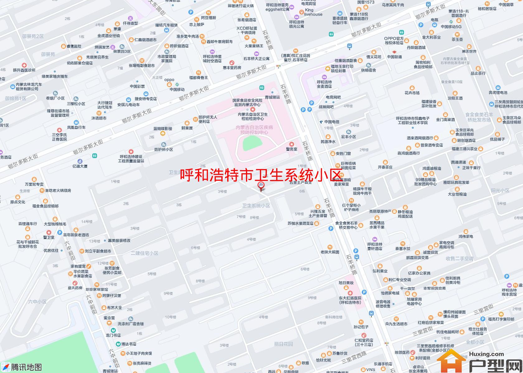 卫生系统小区小区 - 户型网