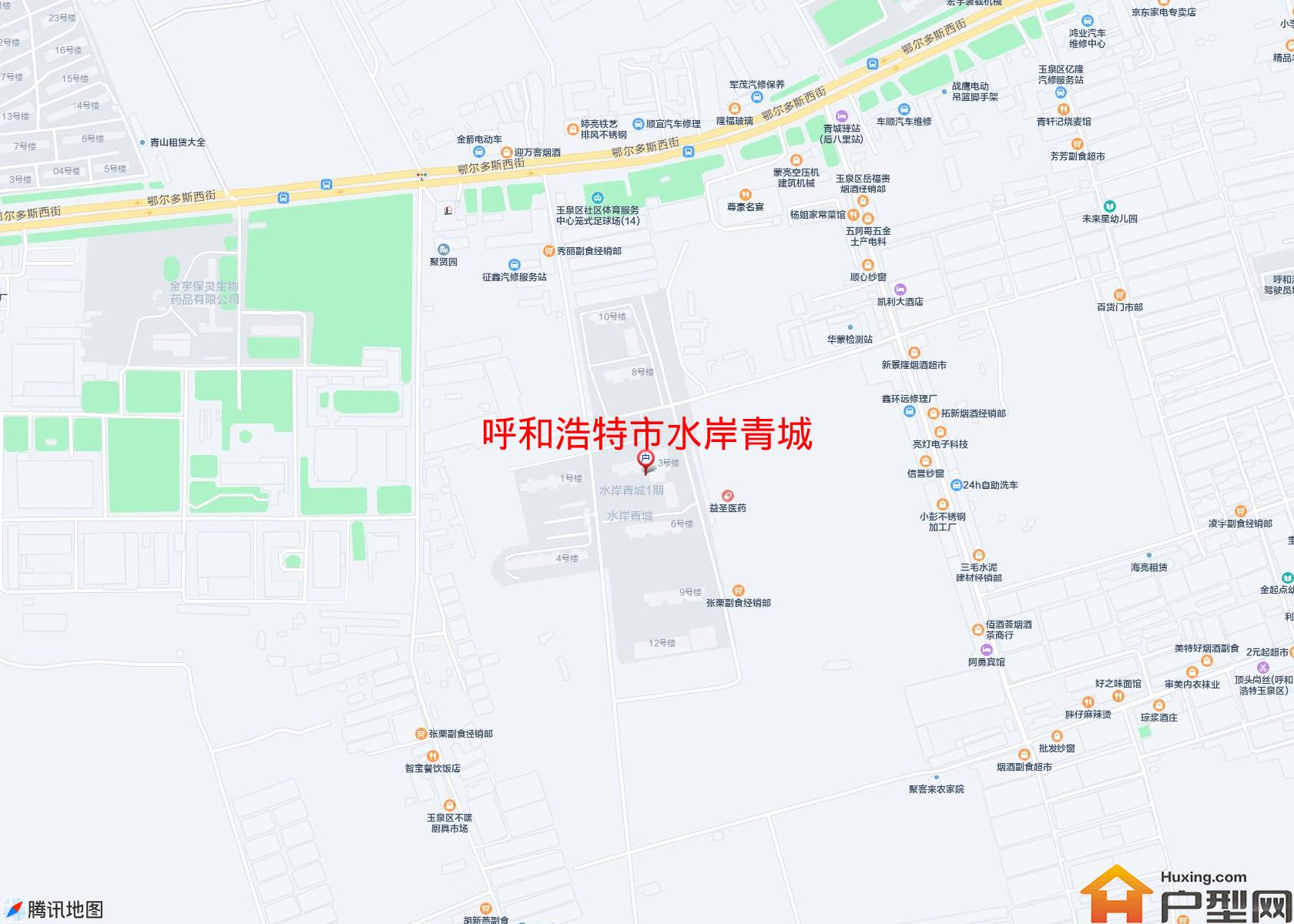 水岸青城小区 - 户型网