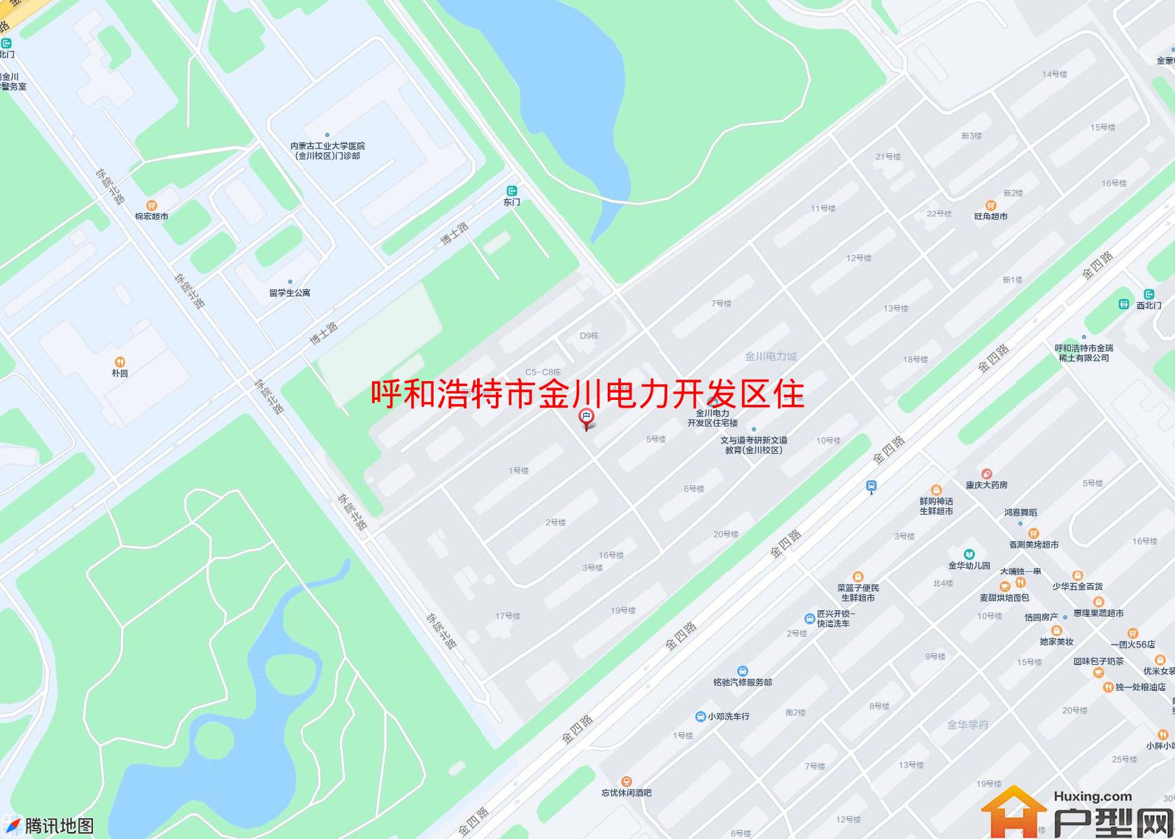 金川电力开发区住宅楼小区 - 户型网