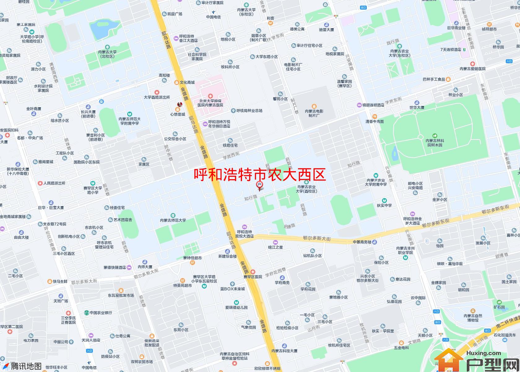 农大西区小区 - 户型网
