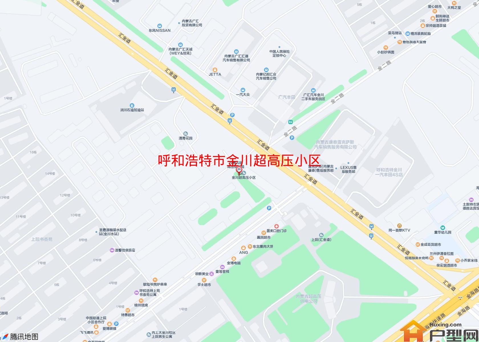 金川超高压小区小区 - 户型网