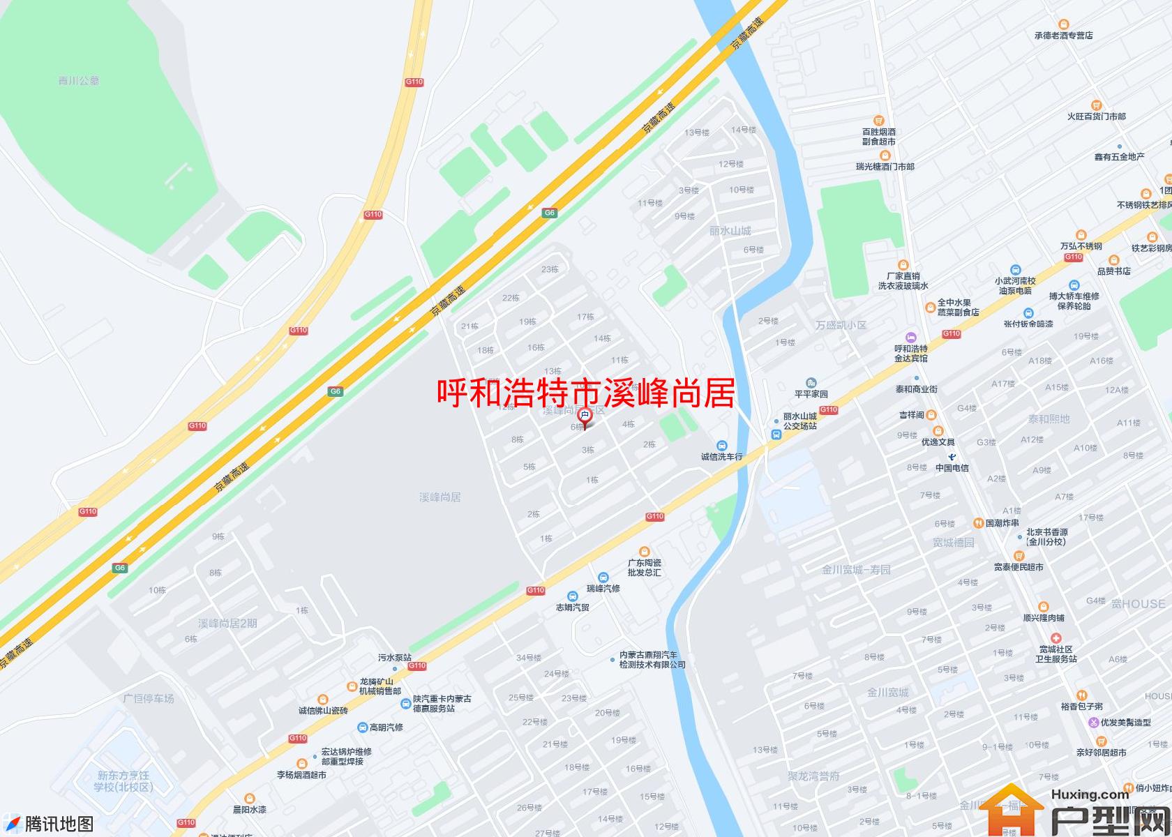 溪峰尚居小区 - 户型网