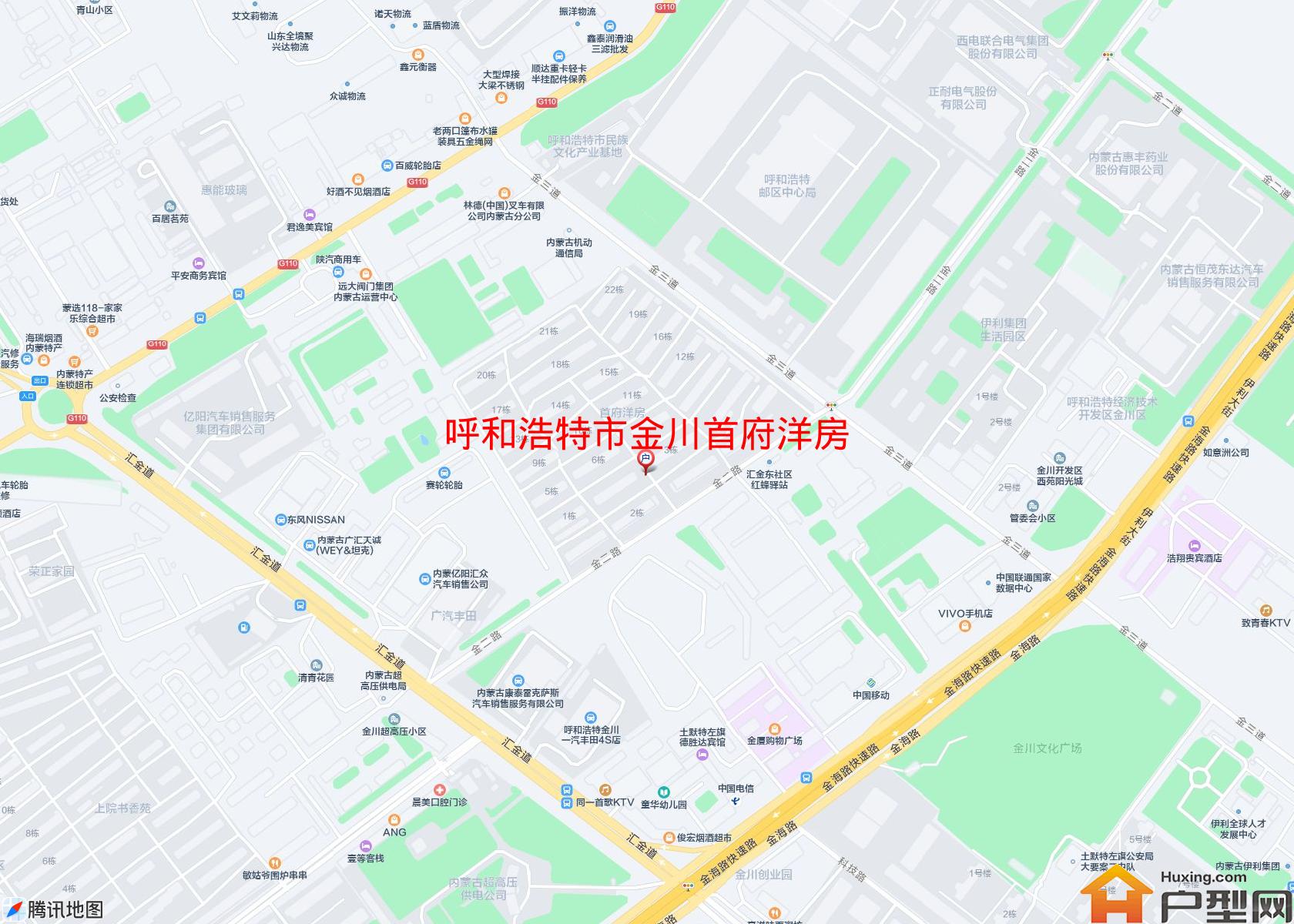 金川首府洋房小区 - 户型网