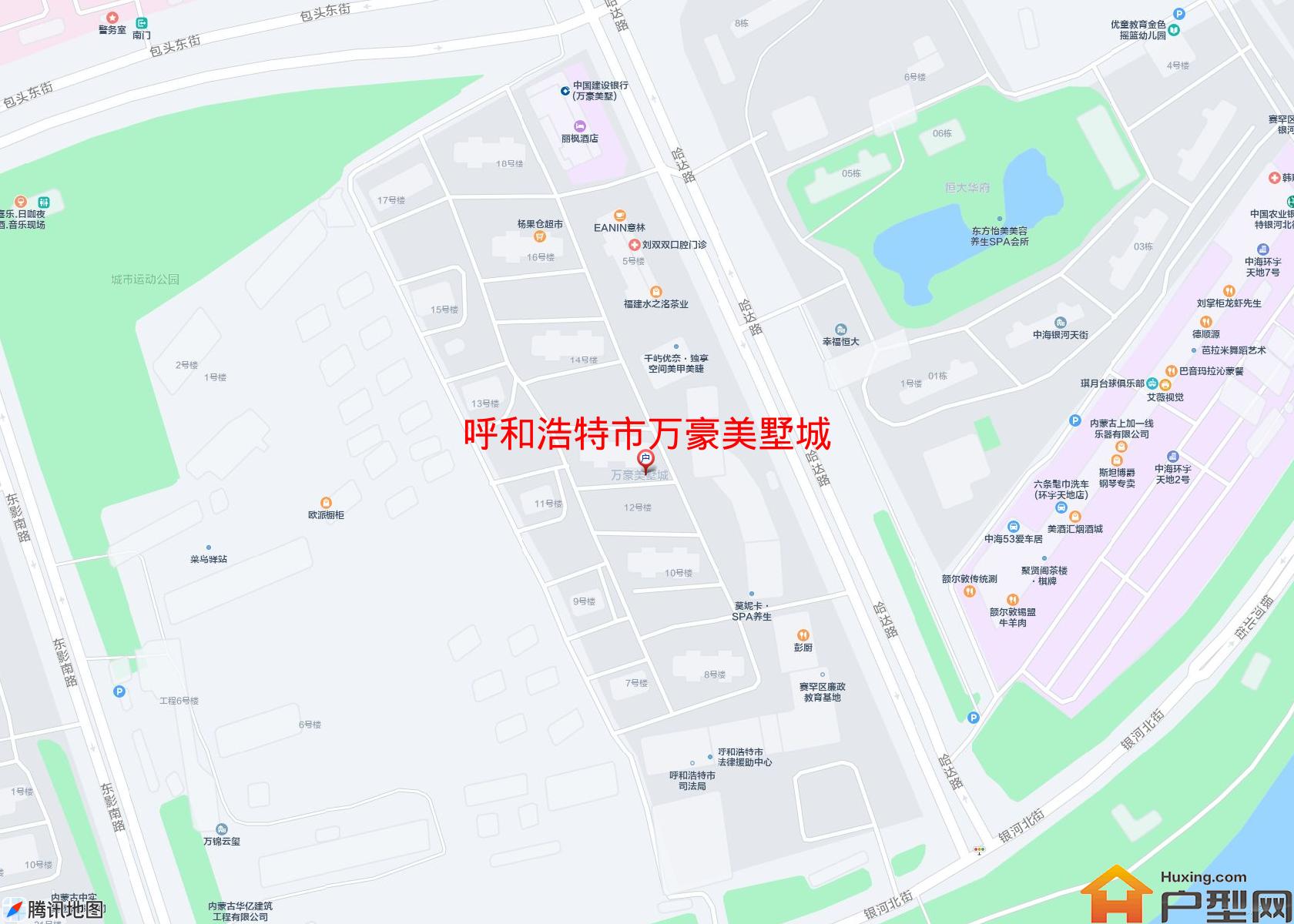 万豪美墅城小区 - 户型网