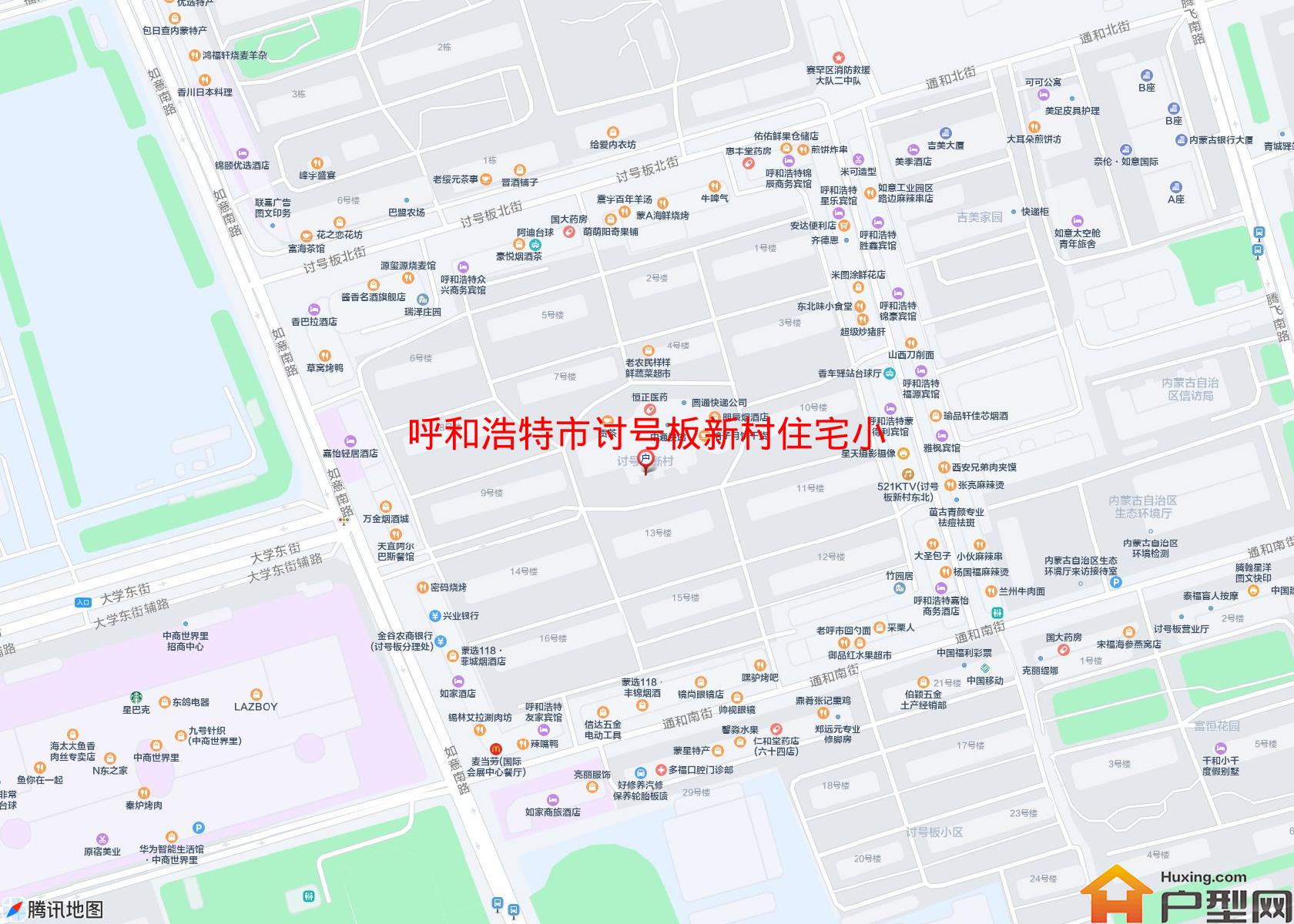 讨号板新村住宅小区小区 - 户型网