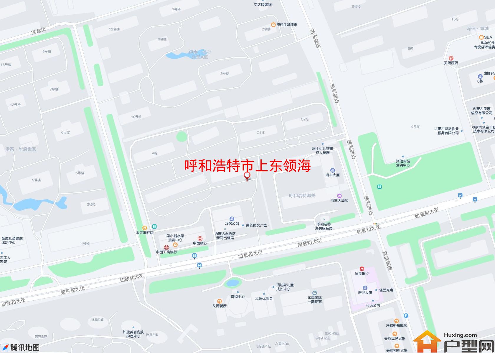 上东领海小区 - 户型网