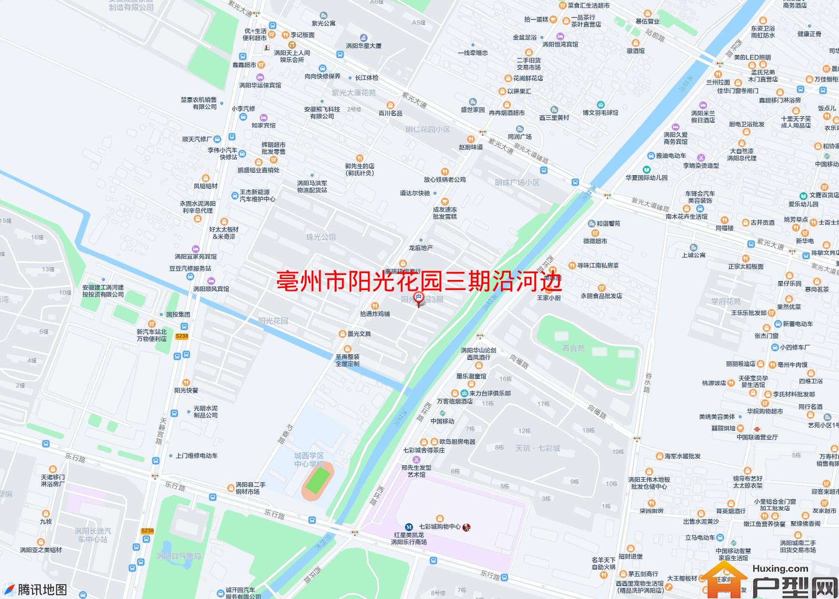 阳光花园三期沿河边小区 - 户型网