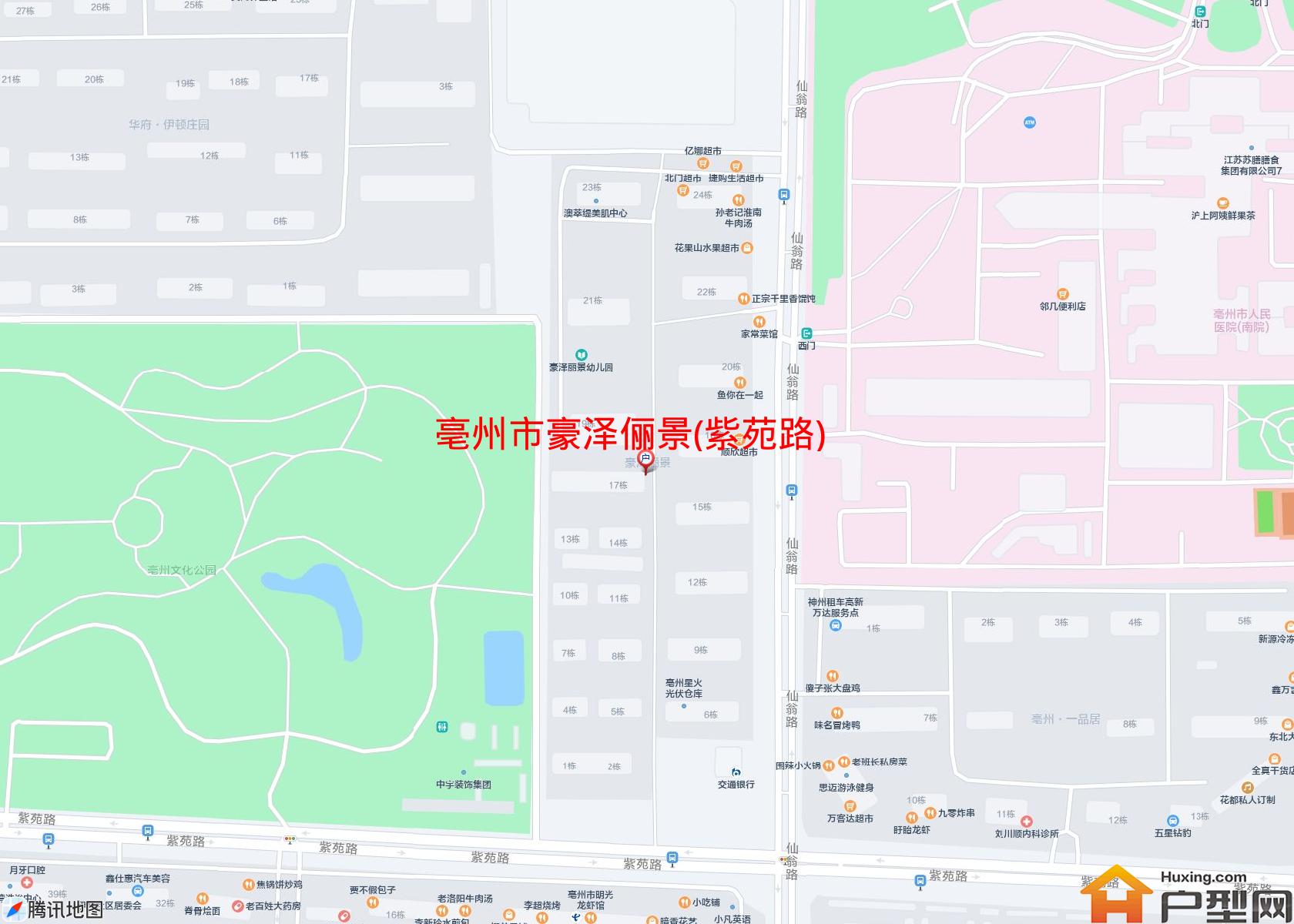 豪泽俪景(紫苑路)小区 - 户型网