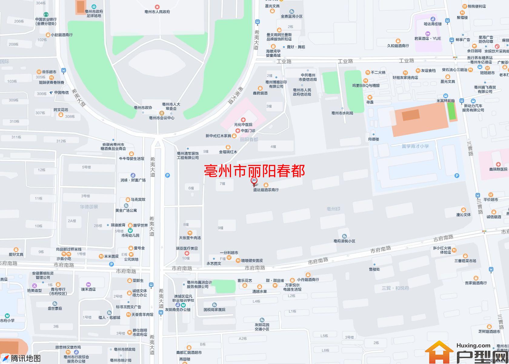 丽阳春都小区 - 户型网