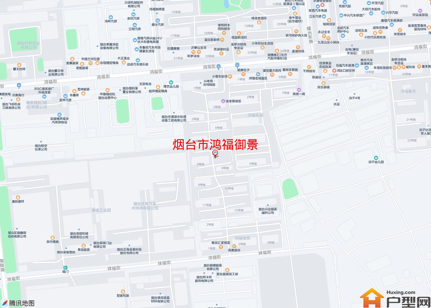 鸿福御景小区 - 户型网