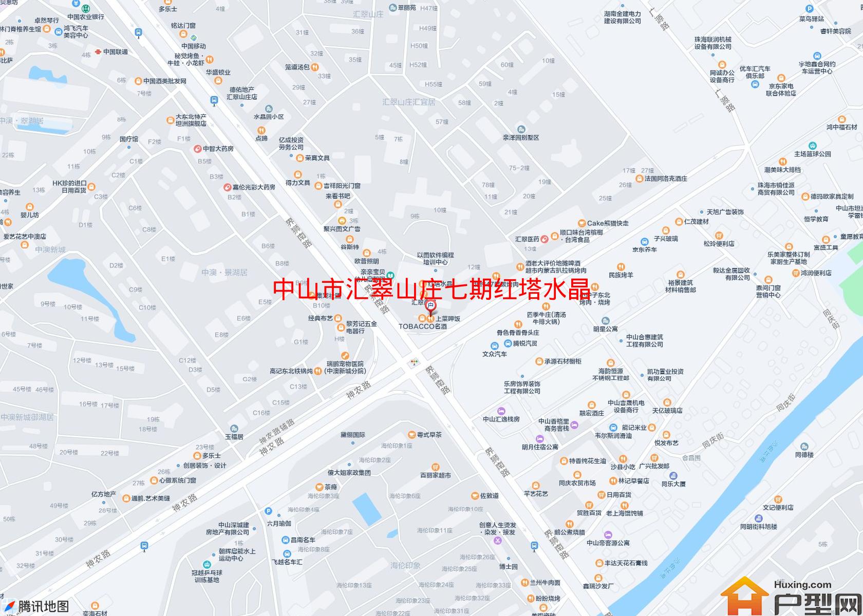 汇翠山庄七期红塔水晶园小区 - 户型网