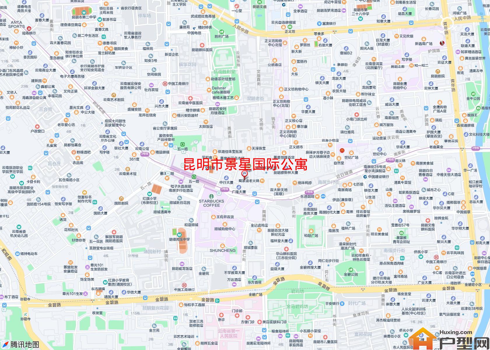 景星国际公寓小区 - 户型网