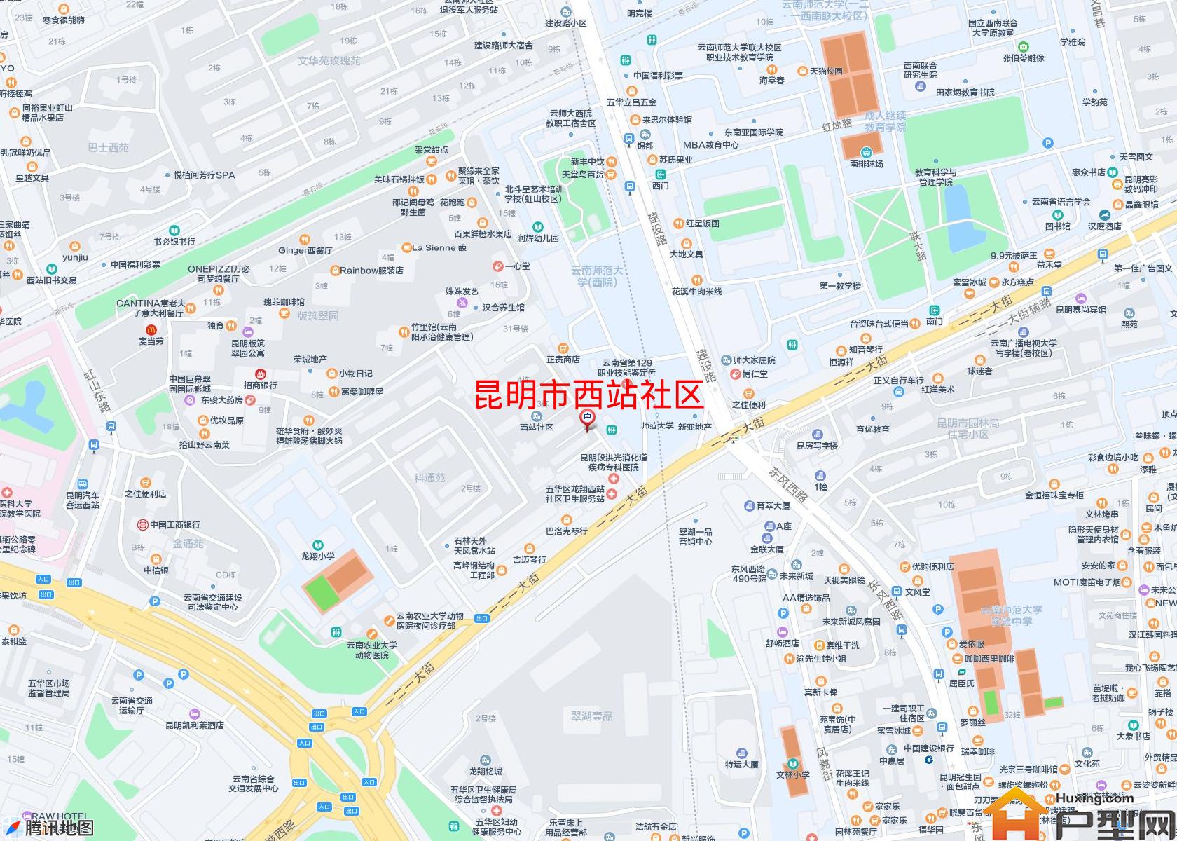 西站社区小区 - 户型网