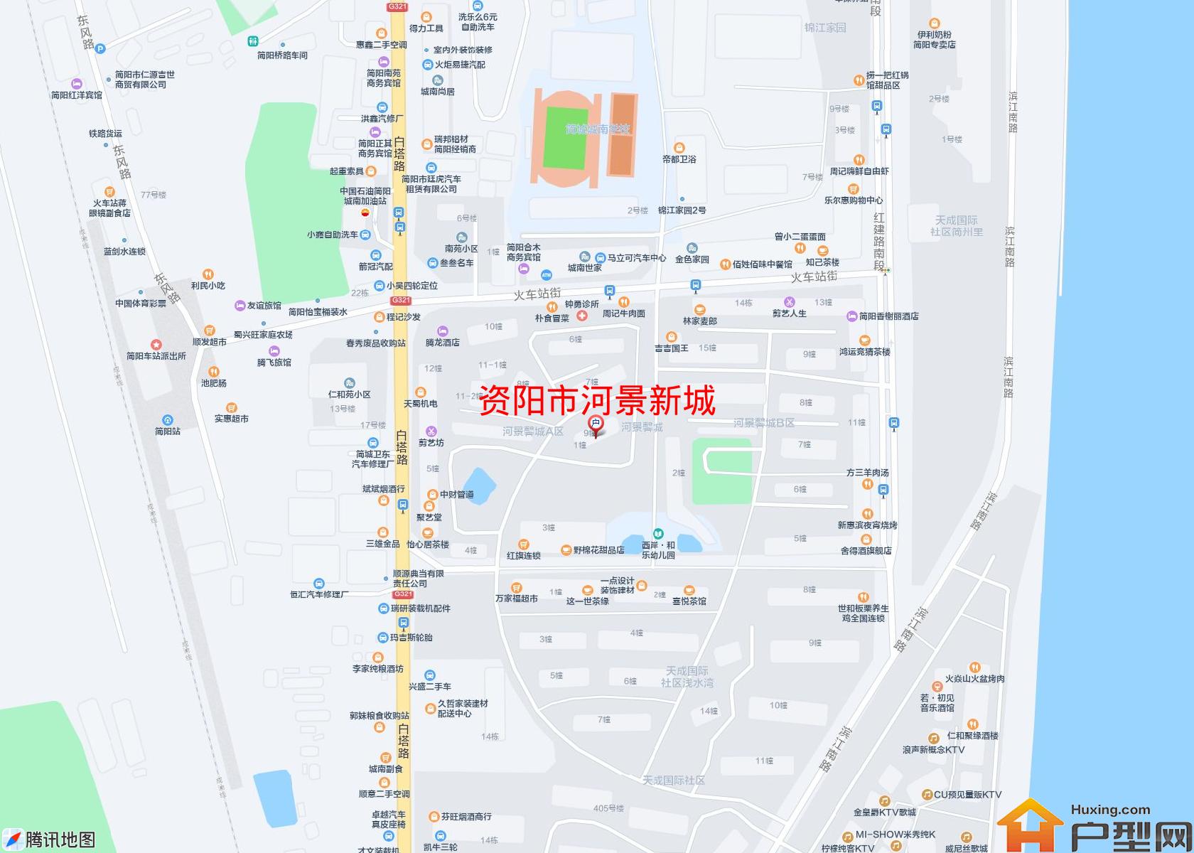 河景新城小区 - 户型网