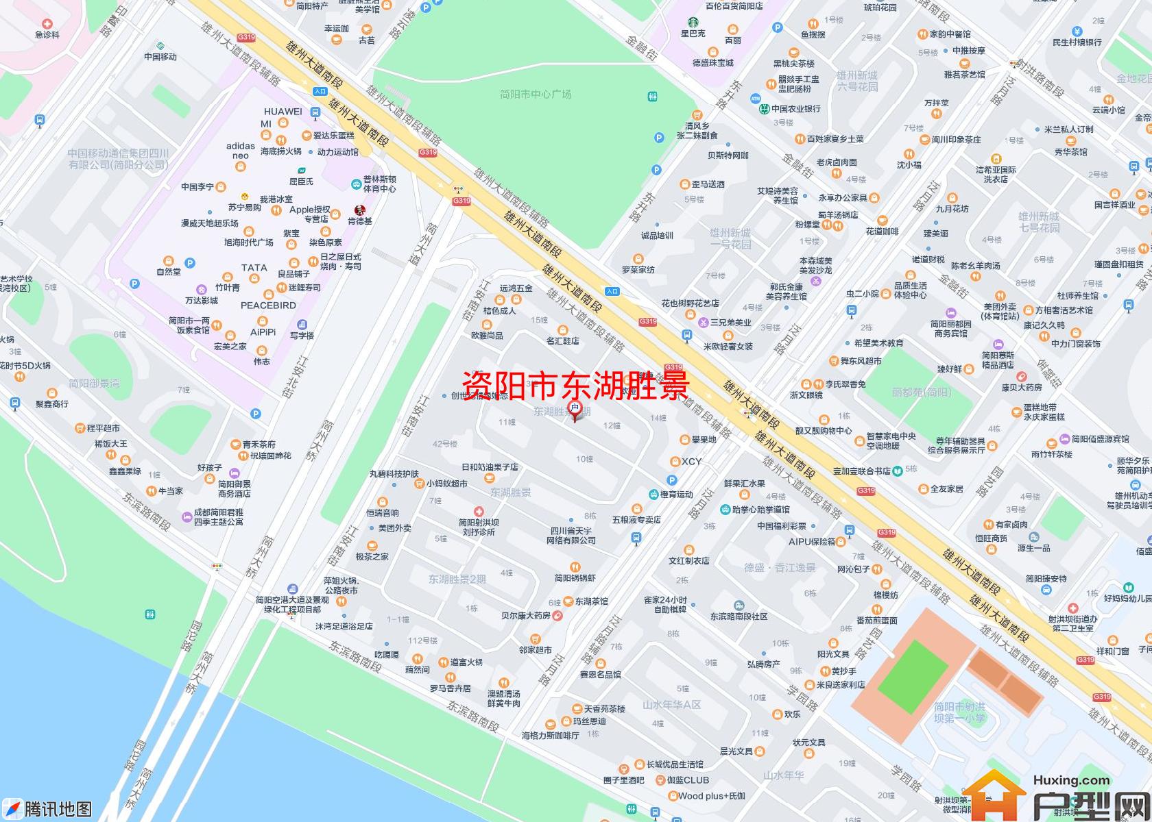 东湖胜景小区 - 户型网