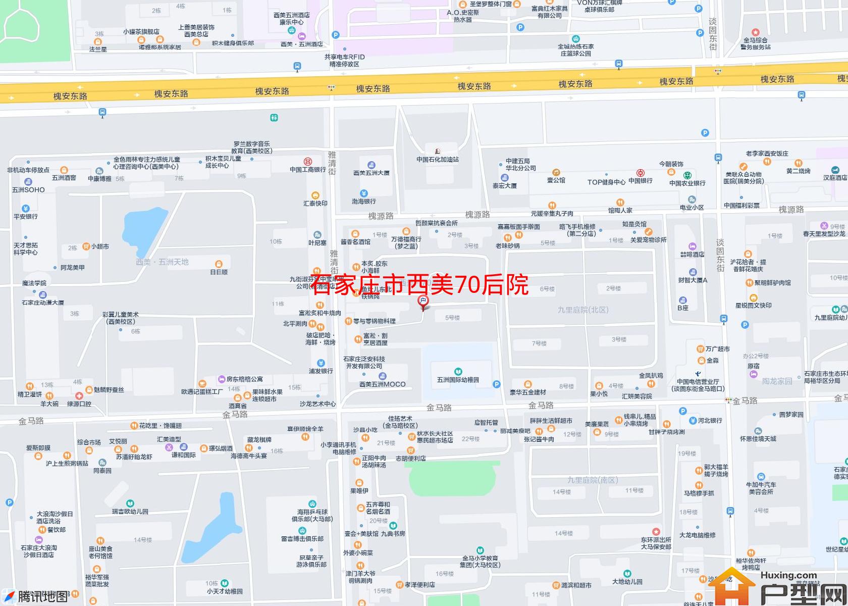 西美70后院小区 - 户型网