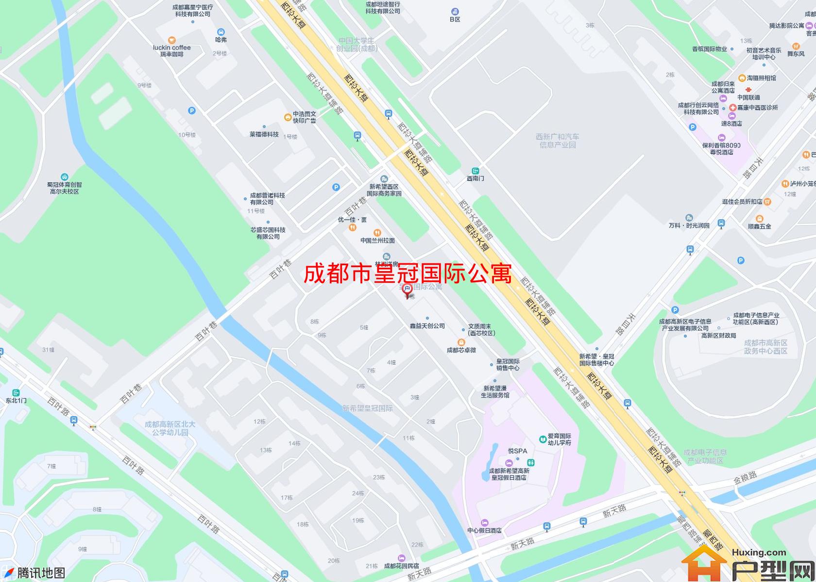 皇冠国际公寓小区 - 户型网