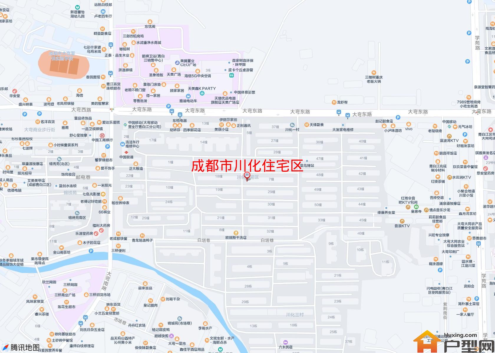 川化住宅区小区 - 户型网