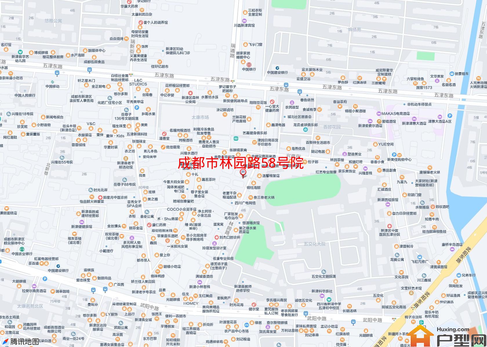 林园路58号院小区 - 户型网