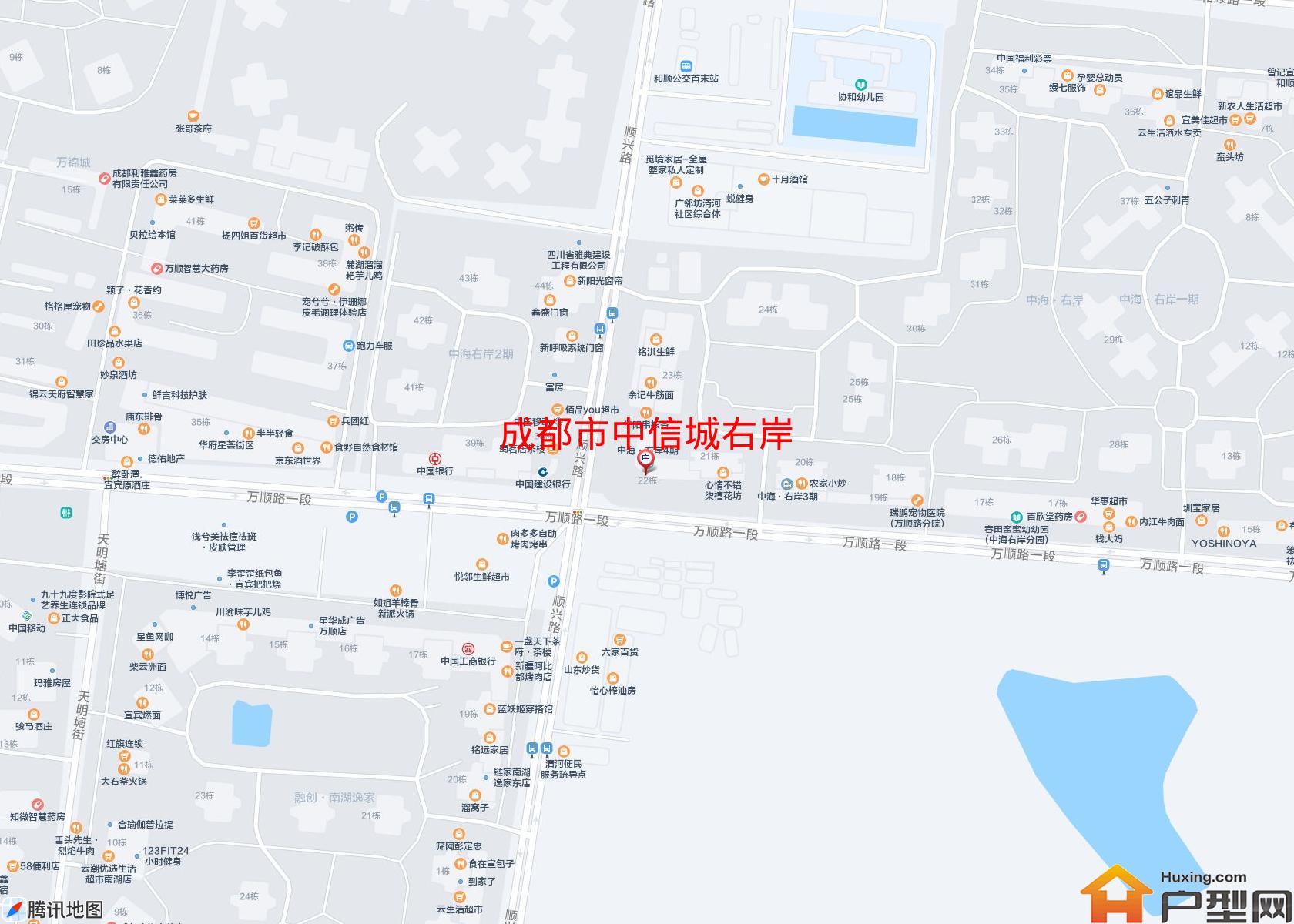 中信城右岸小区 - 户型网