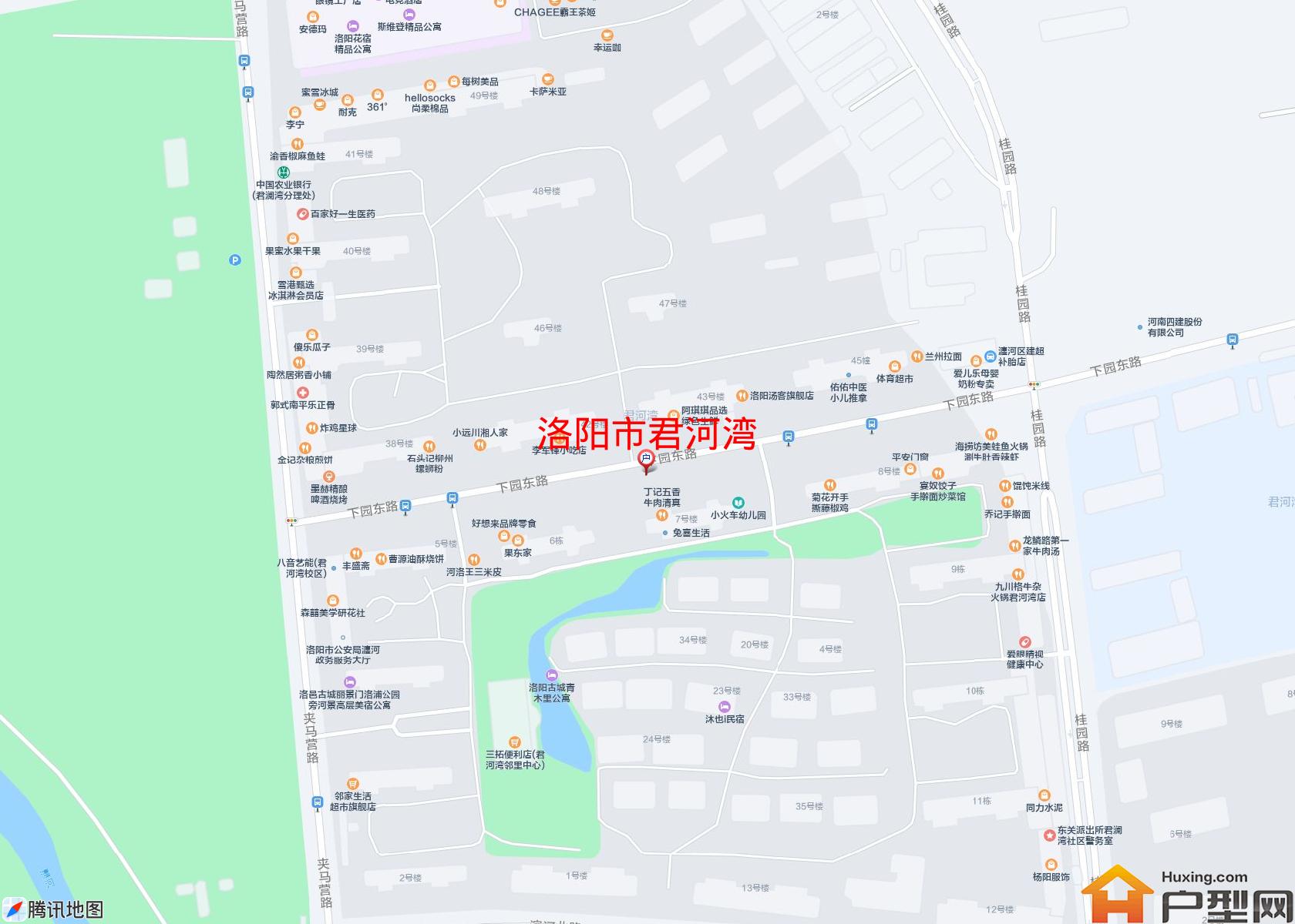 君河湾小区 - 户型网