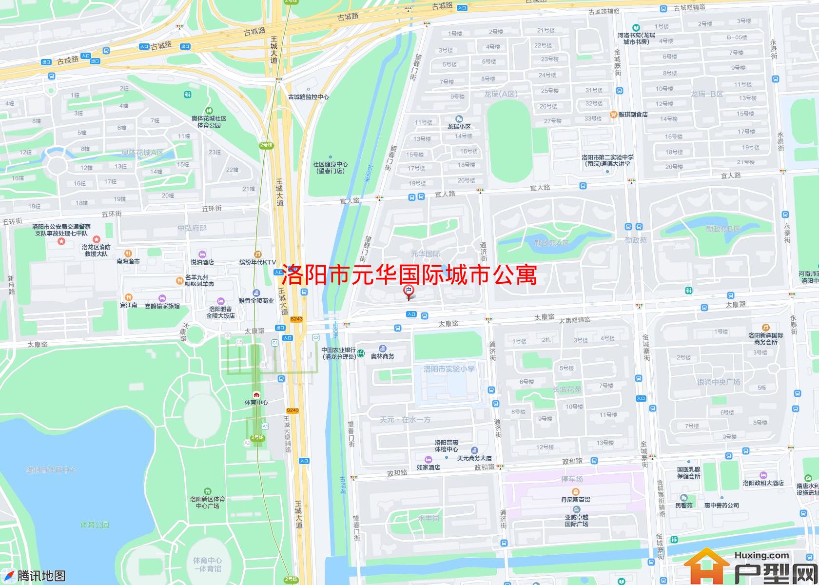 元华国际城市公寓小区 - 户型网