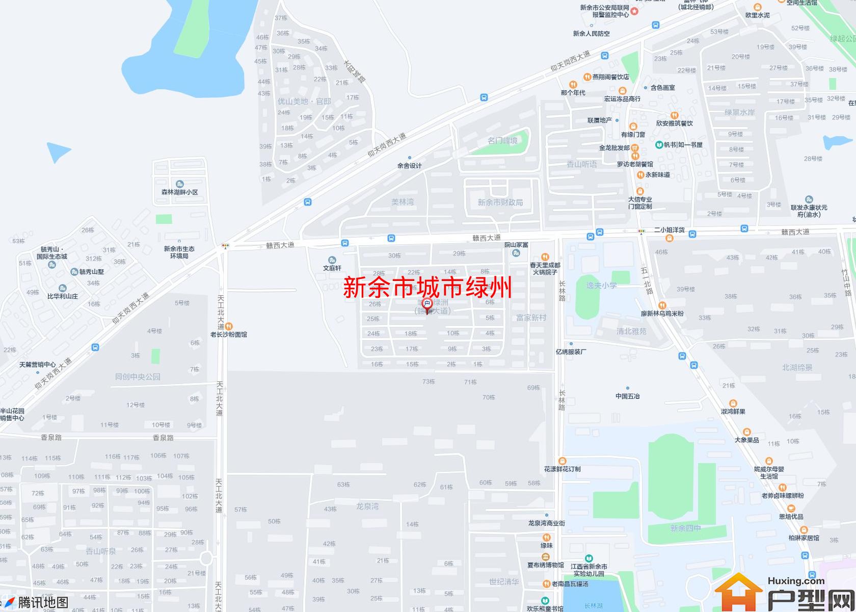 城市绿州小区 - 户型网