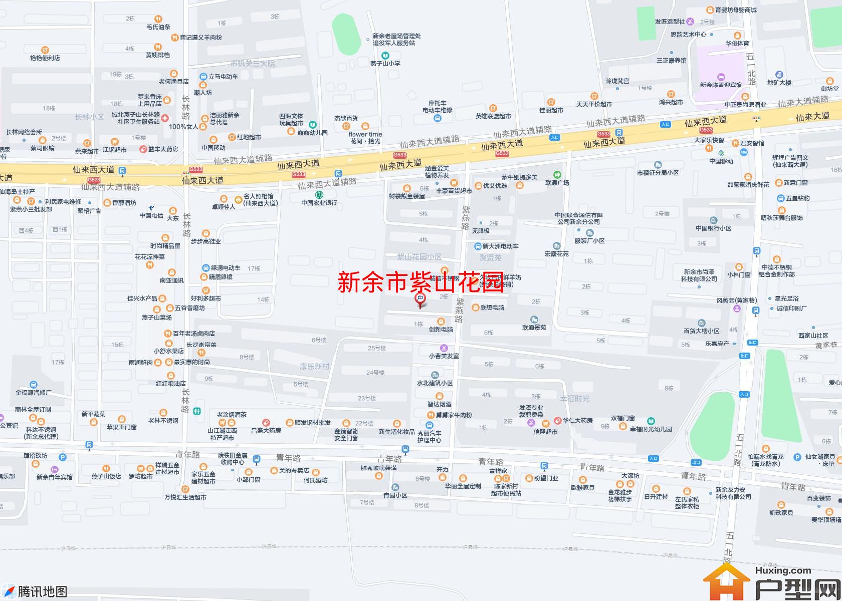 紫山花园小区 - 户型网