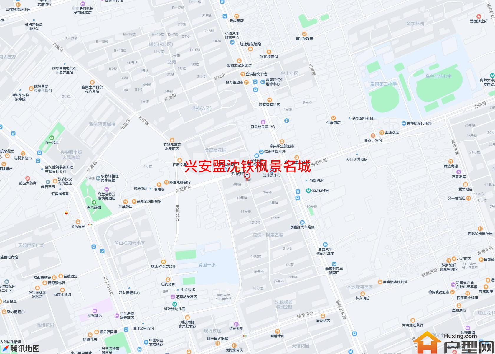 沈铁枫景名城小区 - 户型网