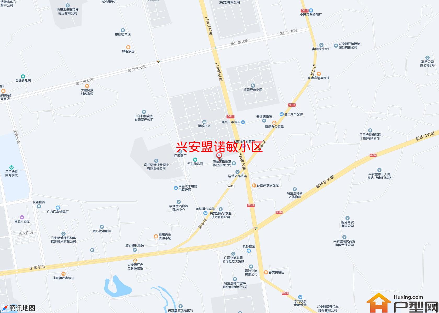 诺敏小区小区 - 户型网