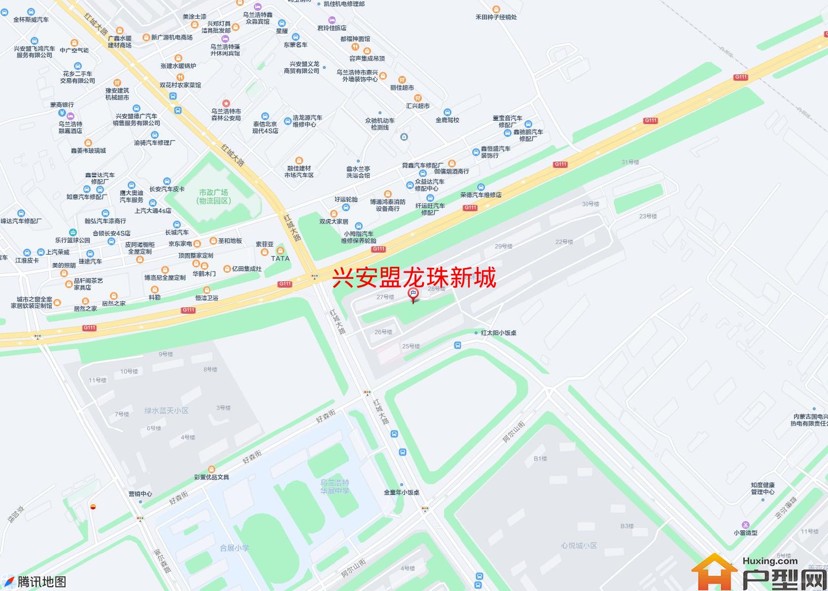 龙珠新城小区 - 户型网