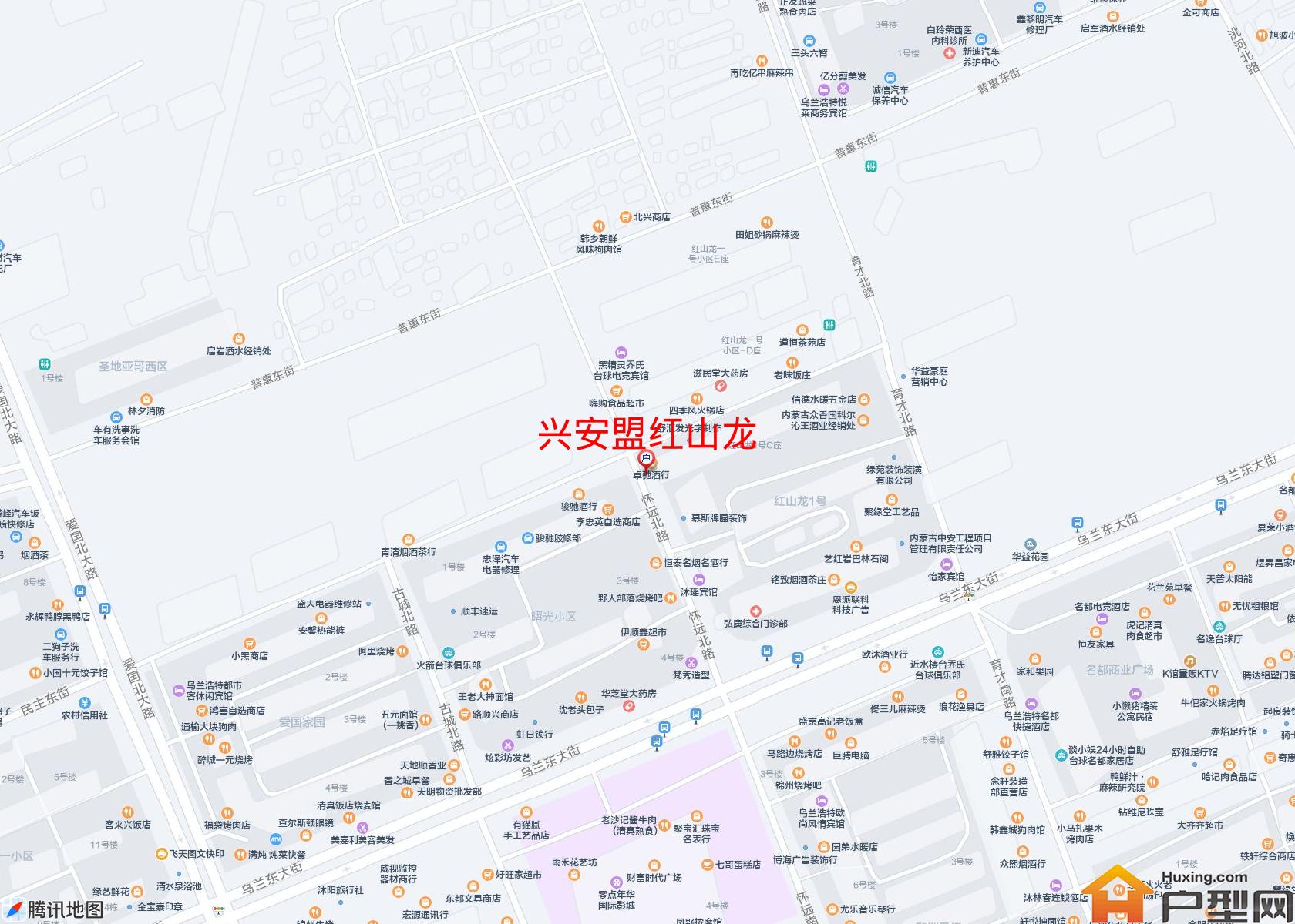 红山龙小区 - 户型网