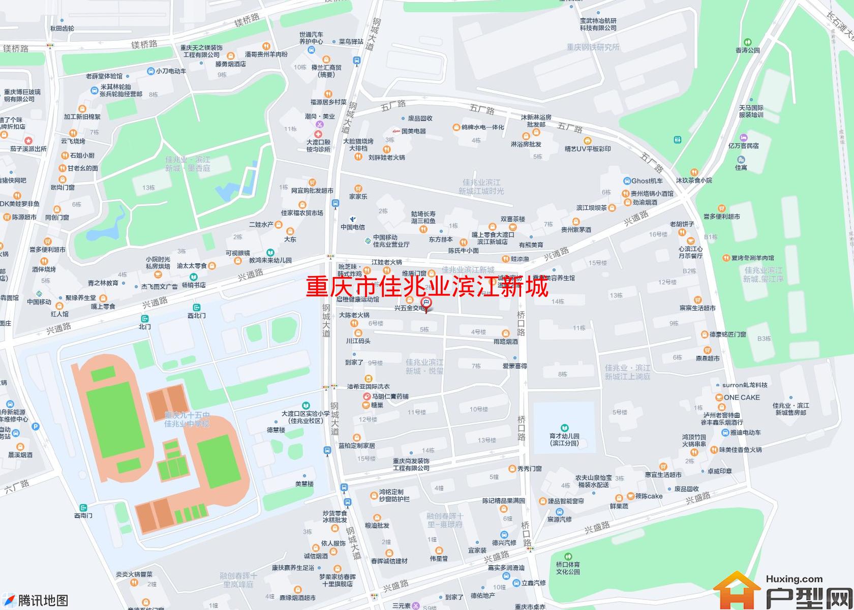 佳兆业滨江新城小区 - 户型网