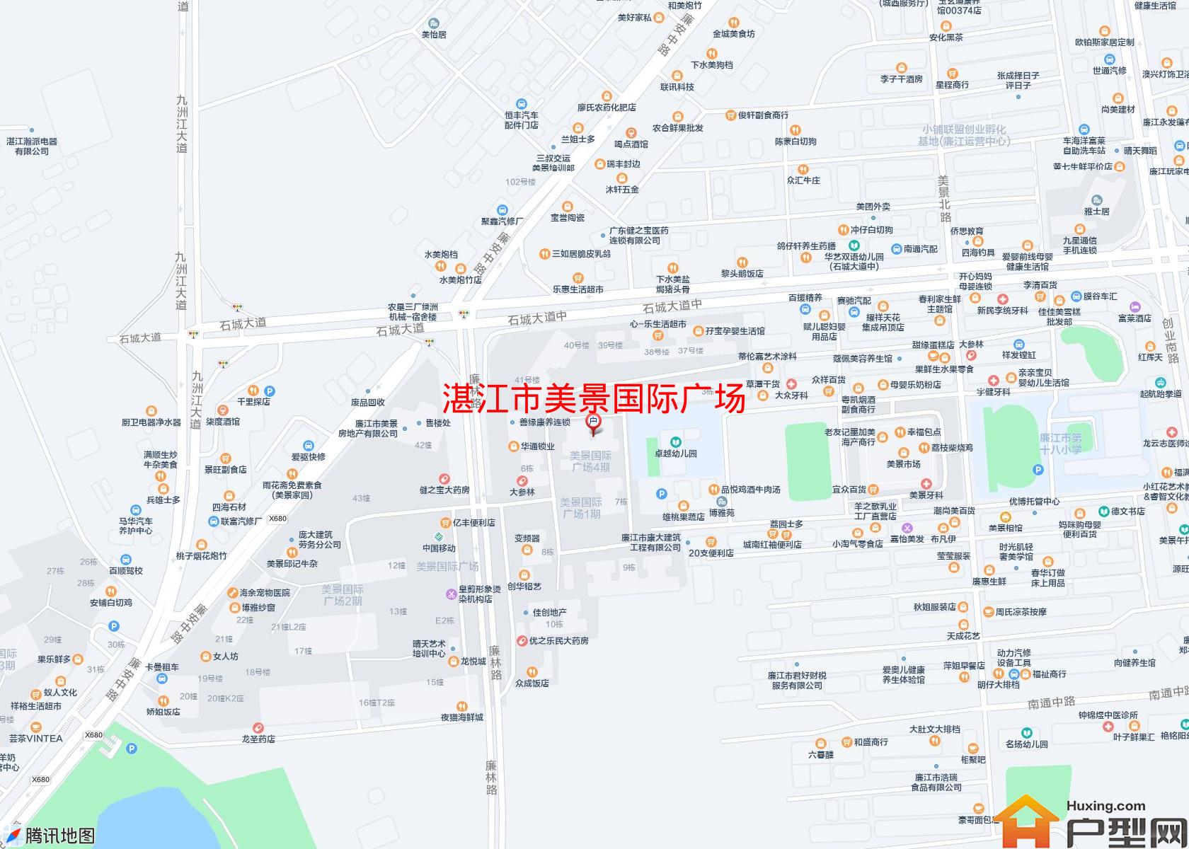 美景国际广场小区 - 户型网
