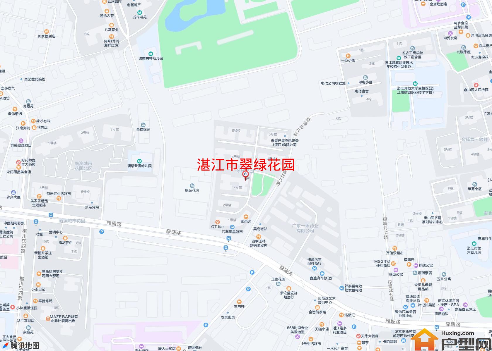 翠绿花园小区 - 户型网