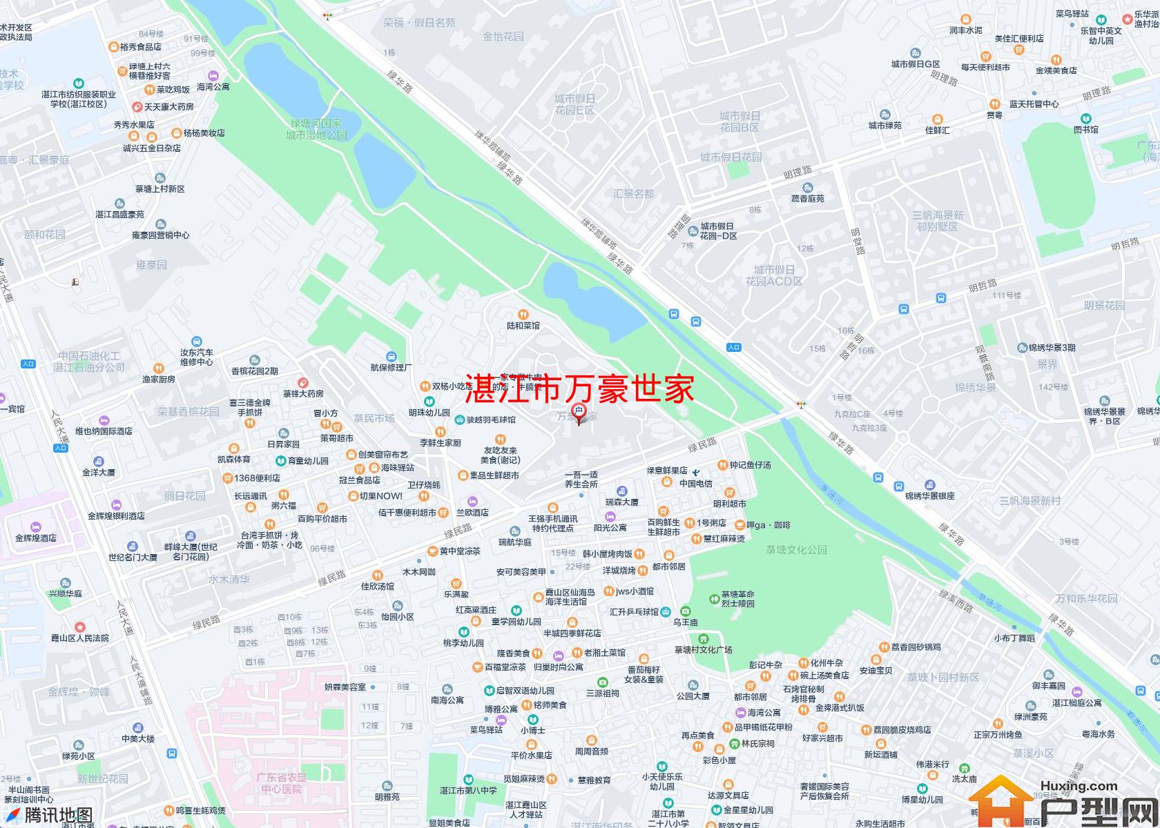 万豪世家小区 - 户型网