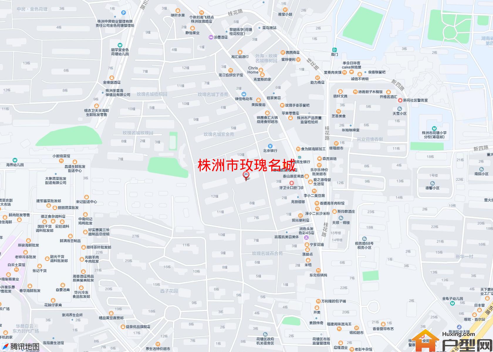 玫瑰名城小区 - 户型网