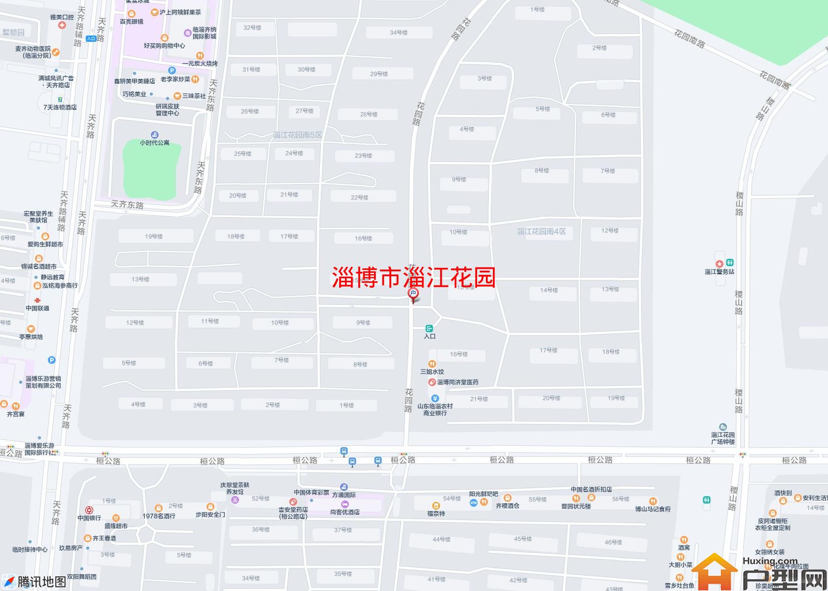 淄江花园小区 - 户型网