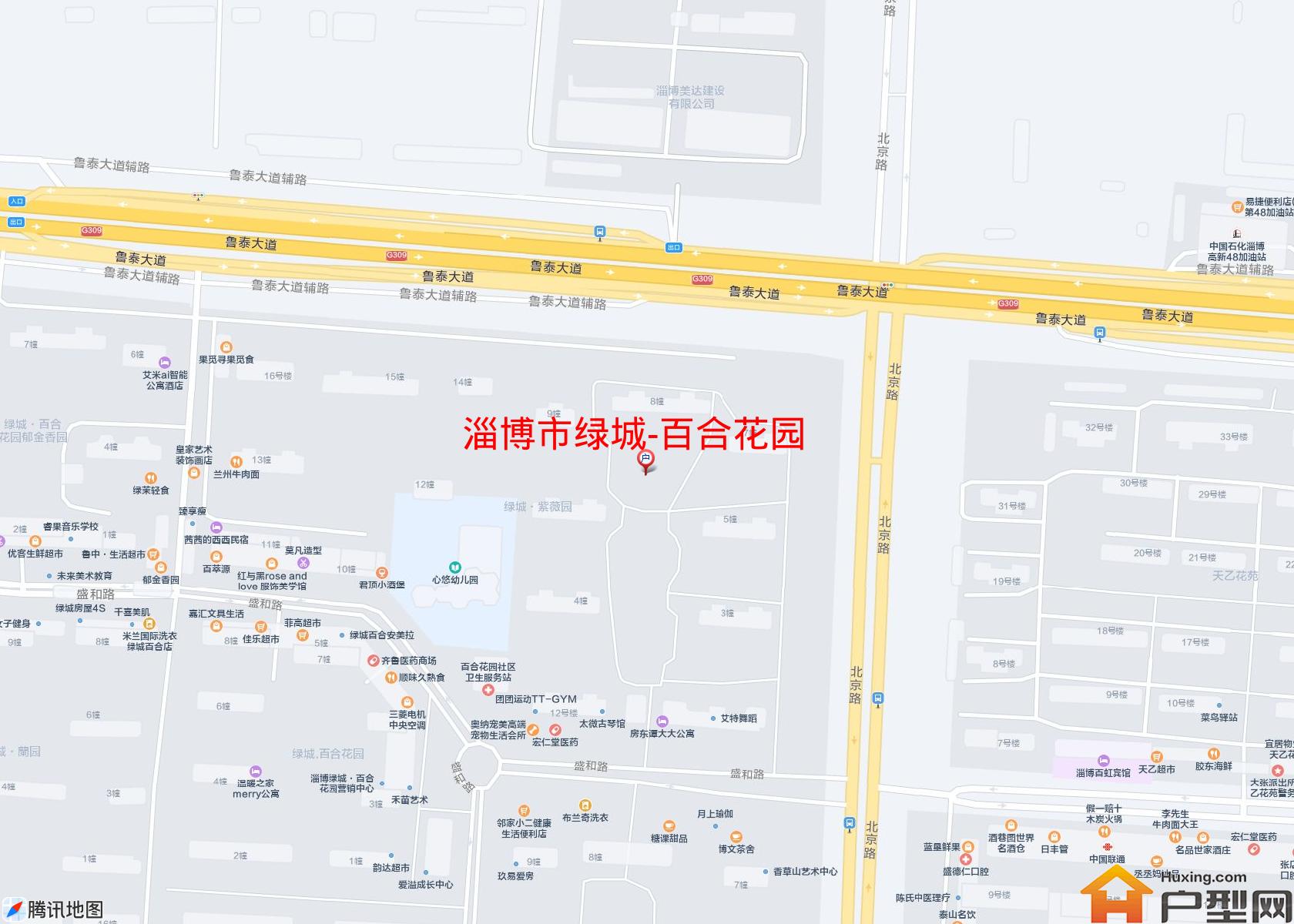 绿城-百合花园小区 - 户型网