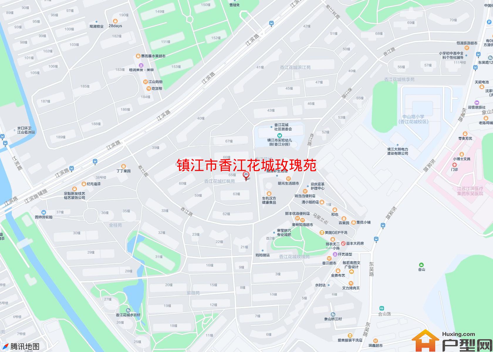 香江花城玫瑰苑小区 - 户型网
