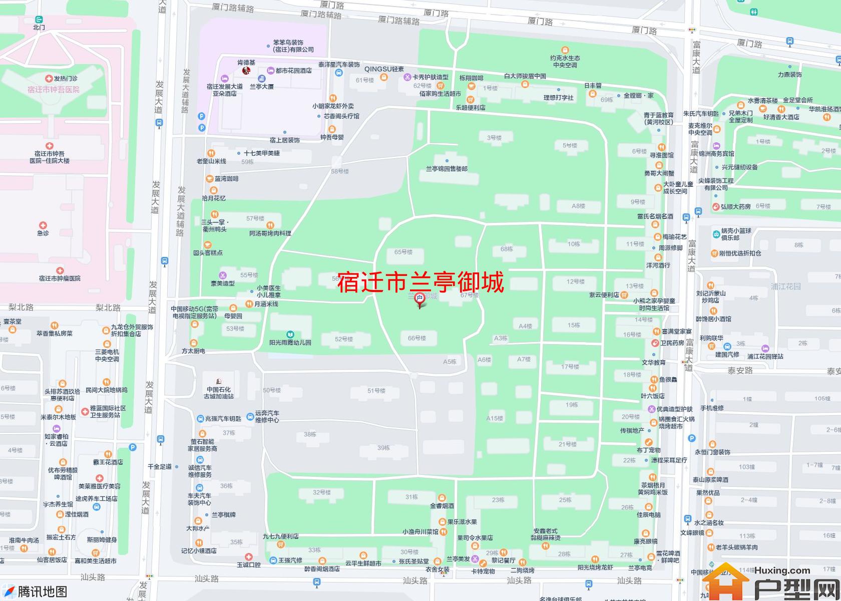 兰亭御城小区 - 户型网